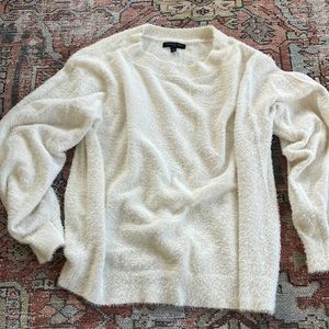 Banana Republic eyelash sweater - cream - Large